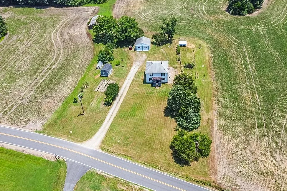 Beautiful floors! Pretty setting with fruit trees! One acre in Virginia. $350,000