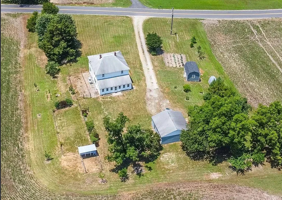 Beautiful floors! Pretty setting with fruit trees! One acre in Virginia. $350,000