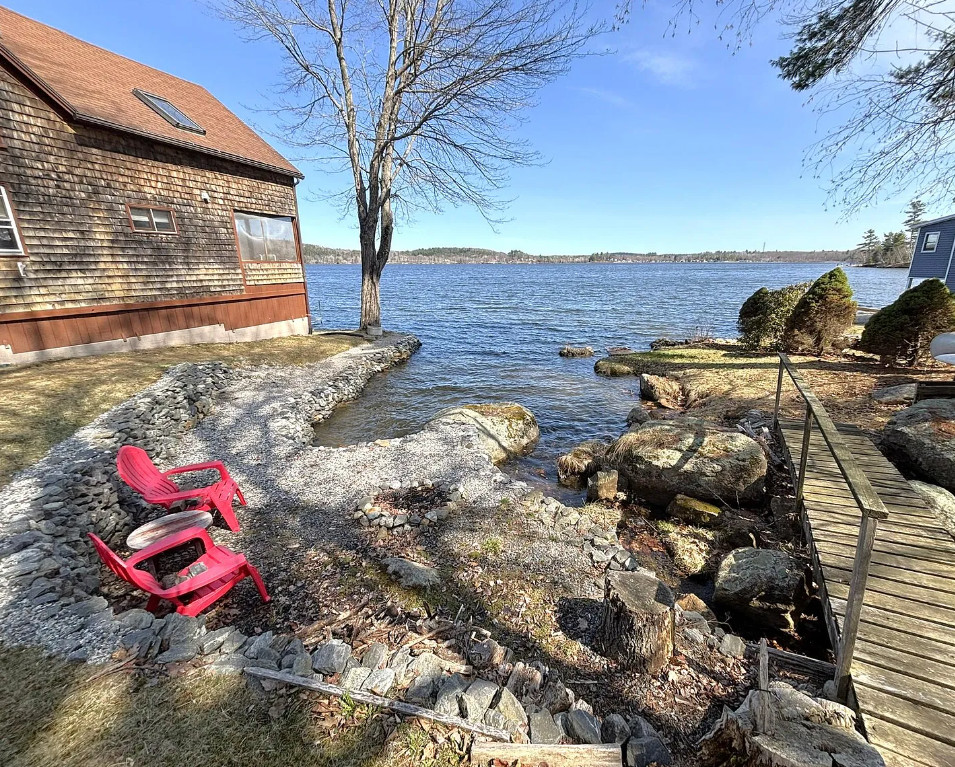 How’s that for waterfront! Circa 1940 in Maine. $300,000