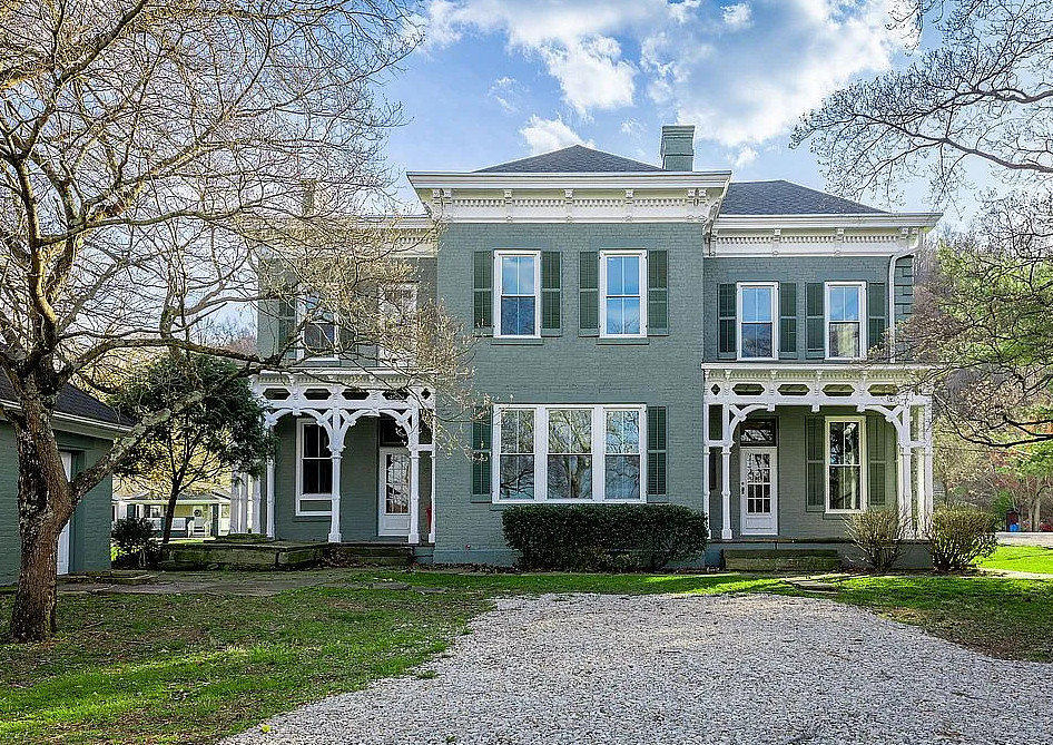 That staircase! Riverfront property! Over an acre in Kentucky. $199,000