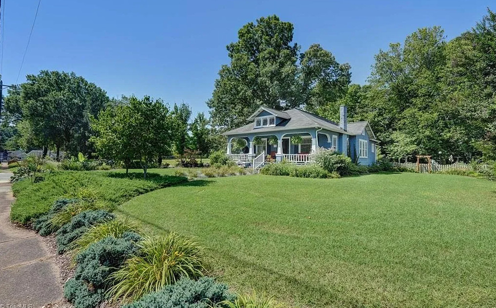 So pretty! Love the yard! Circa 1925 in North Carolina. $325,000