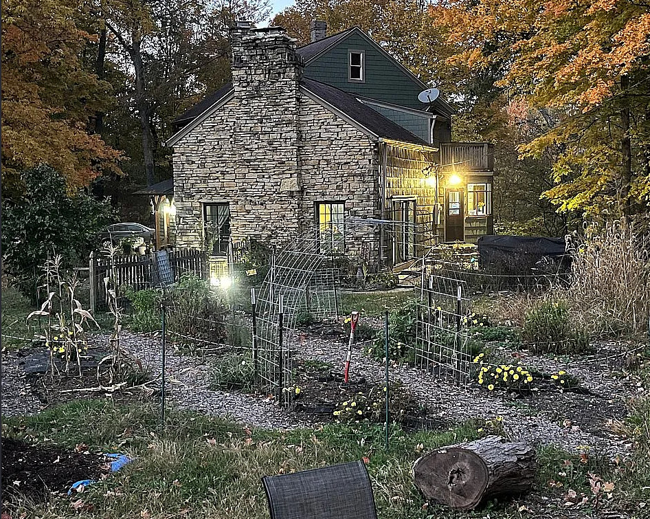 Love the setting and the exterior! Four acres in Indiana. $489,000