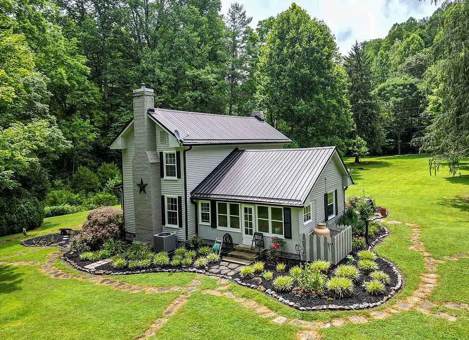 Park-Like Setting! And there are goats. Over two acres in Virginia. $299,000