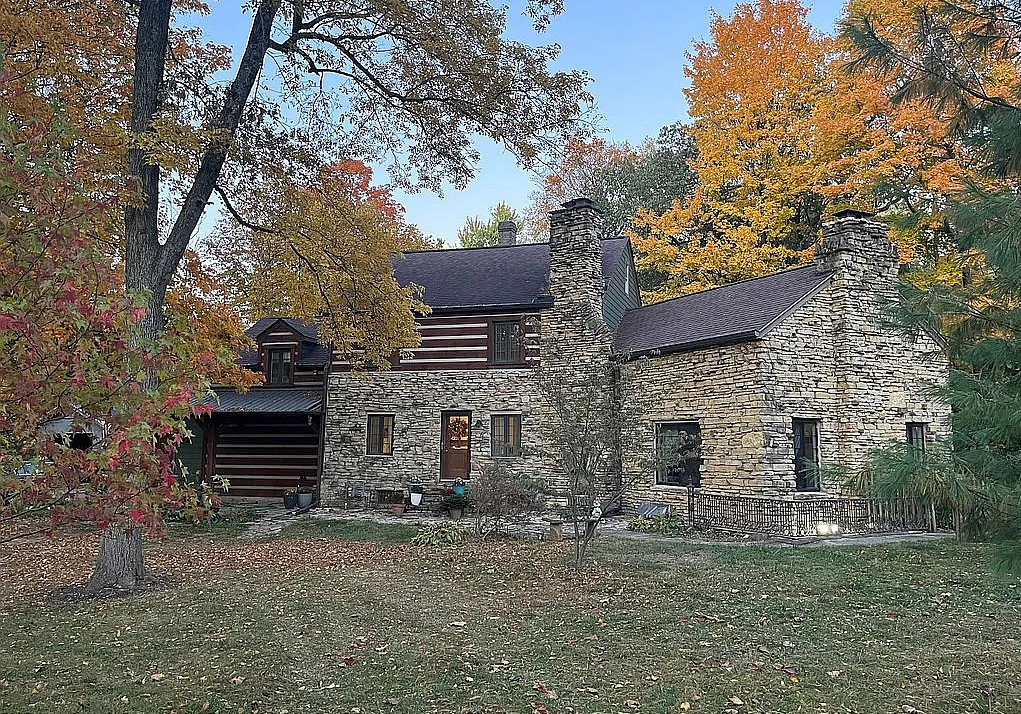 Love the setting and the exterior! Four acres in Indiana. $489,000