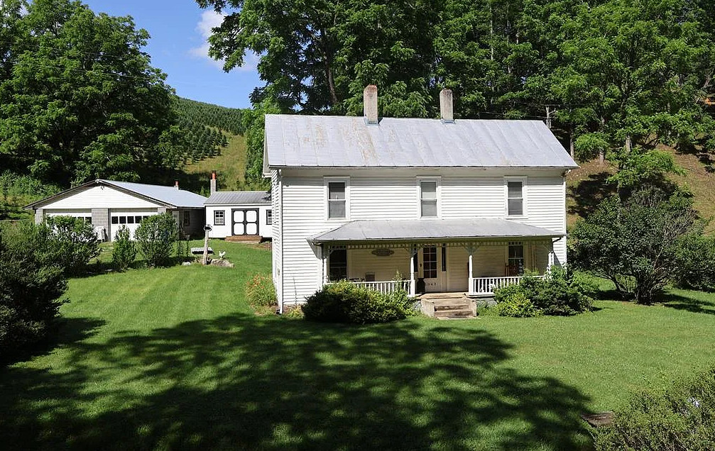 Such a pretty setting! Over five acres in Virginia with fruit trees. $299,900