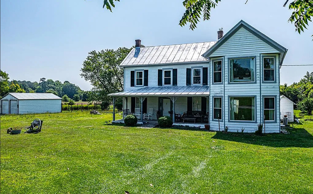 A lot of natural light! Nice setting! Over two acres in Virginia. $322,500