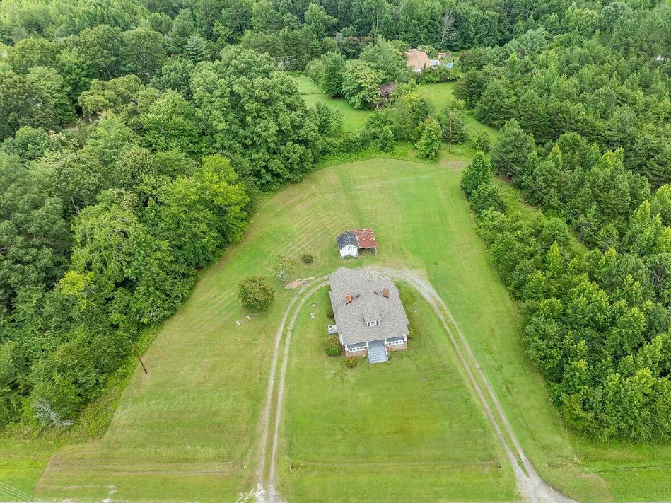 Pretty details! A lot of natural light! One acre in North Carolina. $197,500