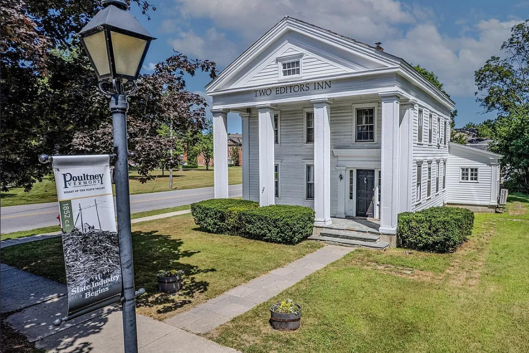 The Two Editors Inn, Circa 1900 in Vermont. $438,000
