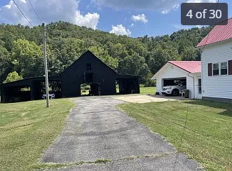 Love that barn! On 11 acres in Kentucky. $189,000