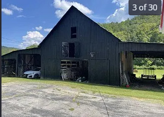 Love that barn! On 11 acres in Kentucky. $189,000