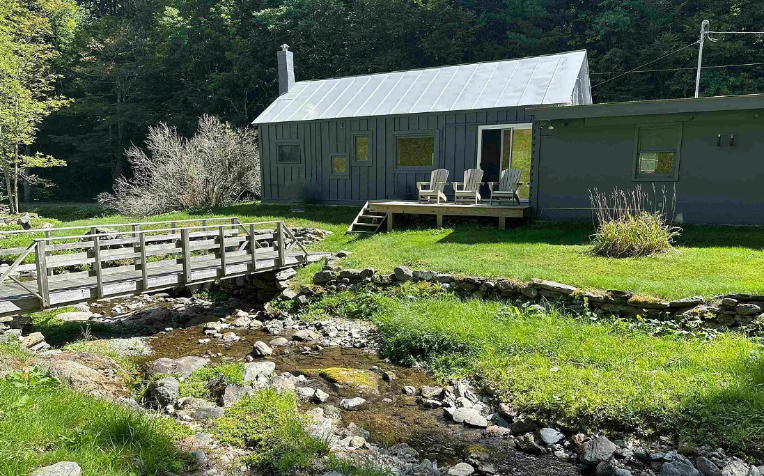 That setting! That interior! Nine acres in Vermont. $269,500