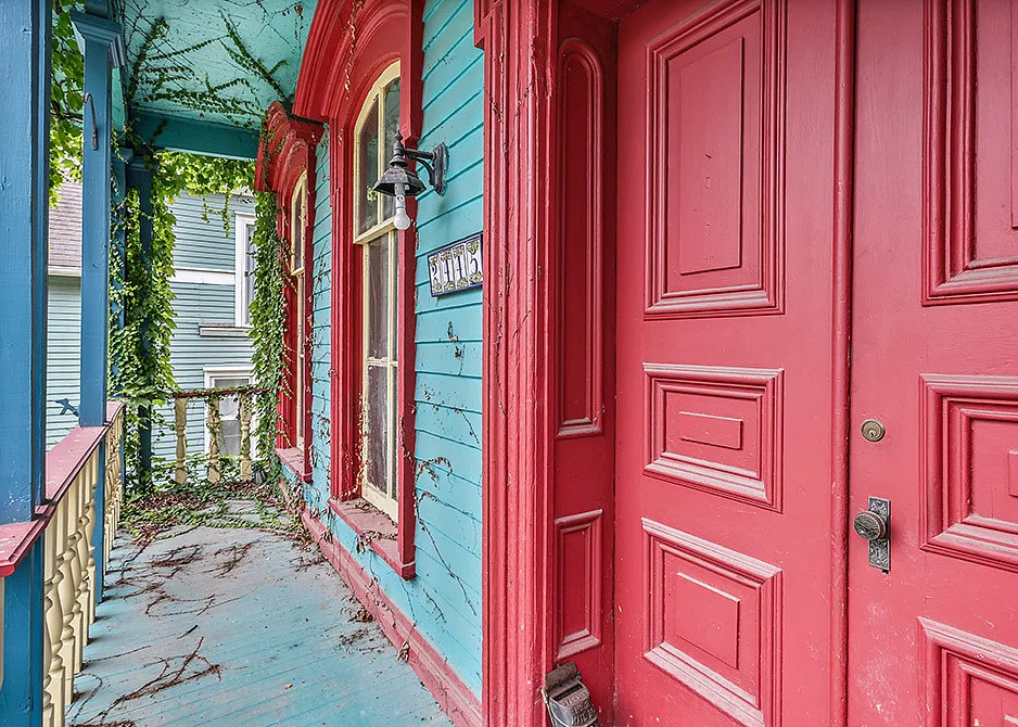 I want this! The Joshua P. Young House, C. 1852 in Illinois. $229,900