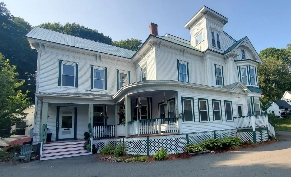 14 bedrooms and eight bathrooms! Circa 1890. Almost an acre in Maine. $340,000