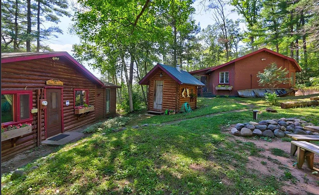 Pretty setting! Has a guest cabin! On 13 acres in Wisconsin. $499,900