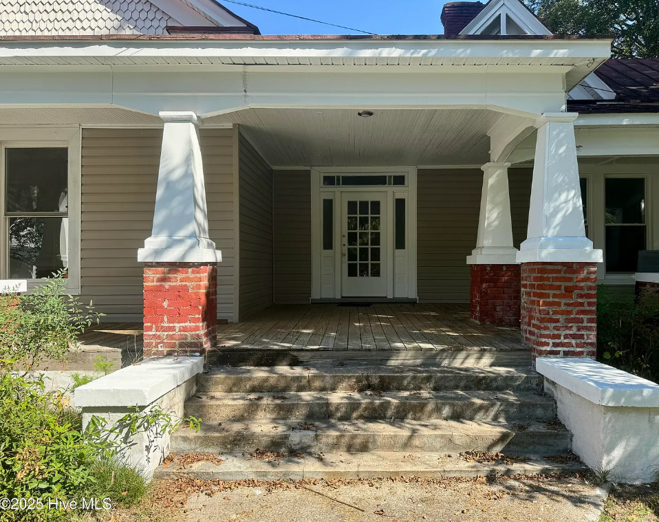 Porch goals! Circa 1900 in North Carolina. $245,000