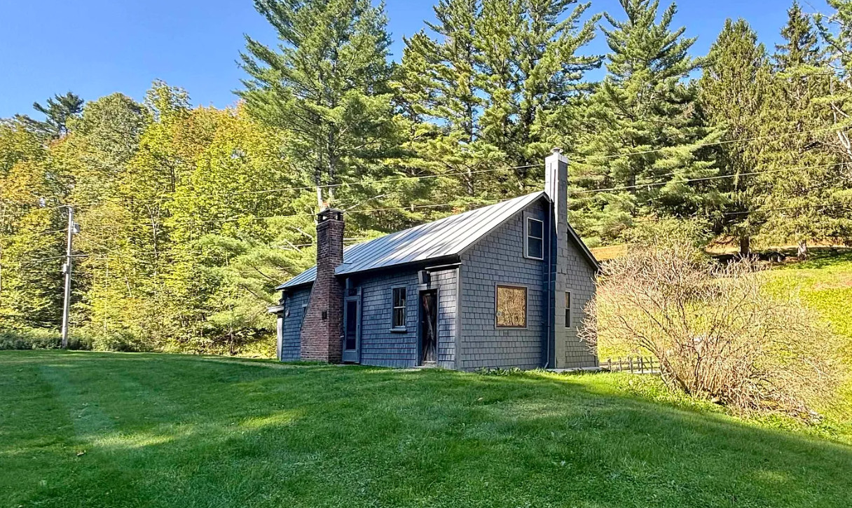 That setting! That interior! Nine acres in Vermont. $269,500