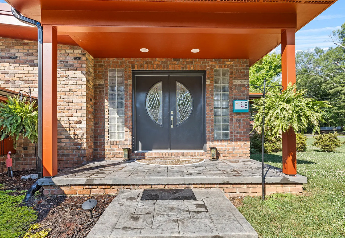 Mid-Century Modern with Bohemian Flair! Over an acre in North Carolina. $565,000