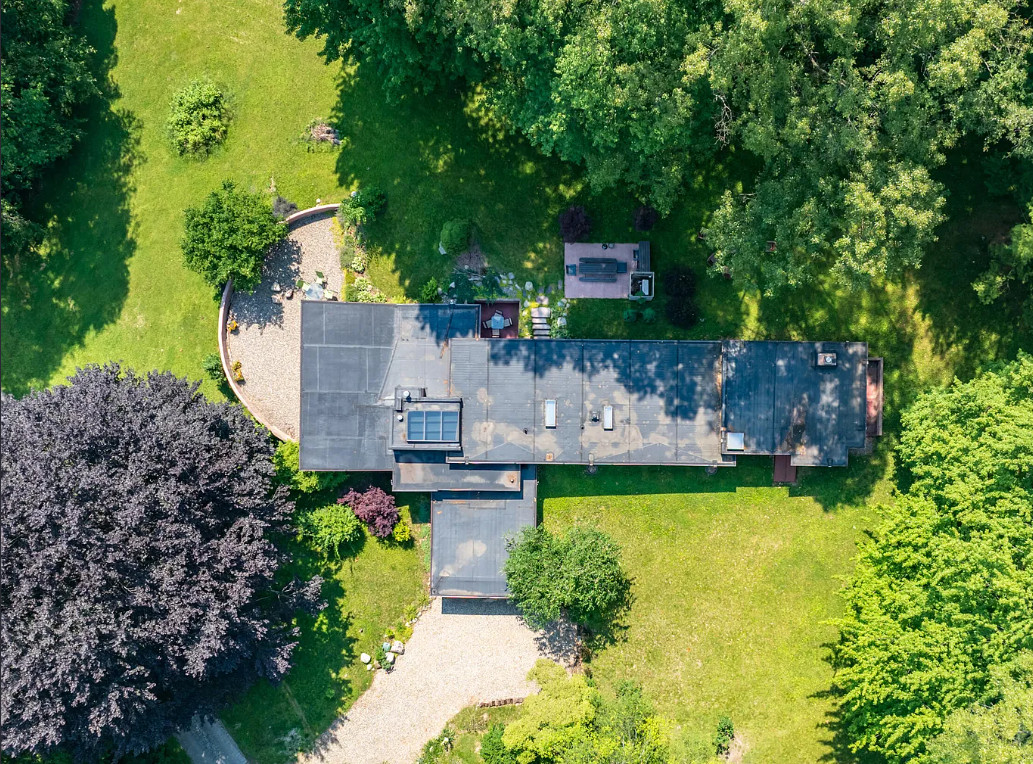 Frank Lloyd Wright designed home! The Eppstein House. Two acres in Michigan. $2,100,000
