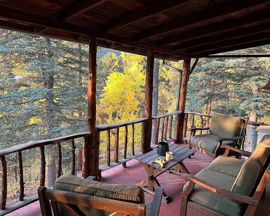 Colorado Cabin! Includes furniture, snow blower and kayaks. C. 1943. $349,000