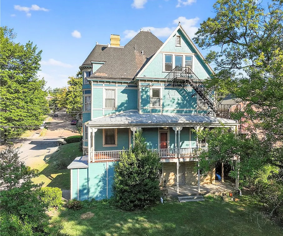 This is stunning! The woodwork inside is beautiful! C. 1890 in Pennsylvania. $419,900