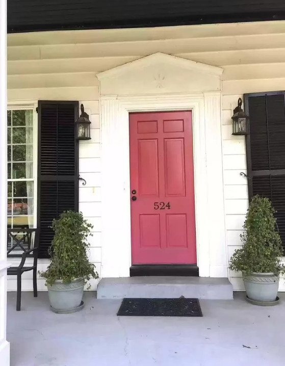 Known as the Iron Fence Home. Love the interior! C. 1940 in South Carolina. $220,000