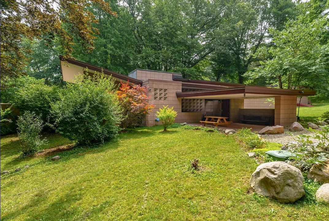 Frank Lloyd Wright designed home! The Eppstein House. Two acres in Michigan. $2,100,000