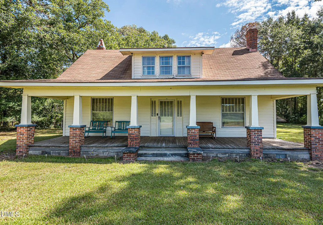 Big kitchen and upper hall! Over two acres in North Carolina. $250,000
