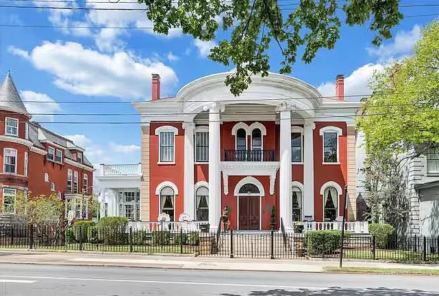 A block away from us in Danville, Va! Pool, movie theatre, hair salon and sauna. $769,000