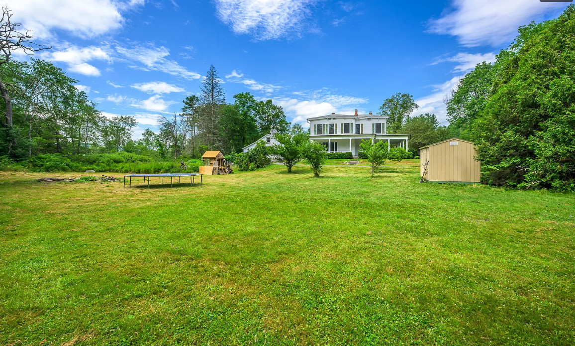 Love the vintage bathroom! Corkscrew Rail Trail is across the street. Over three acres in NY. $655,000