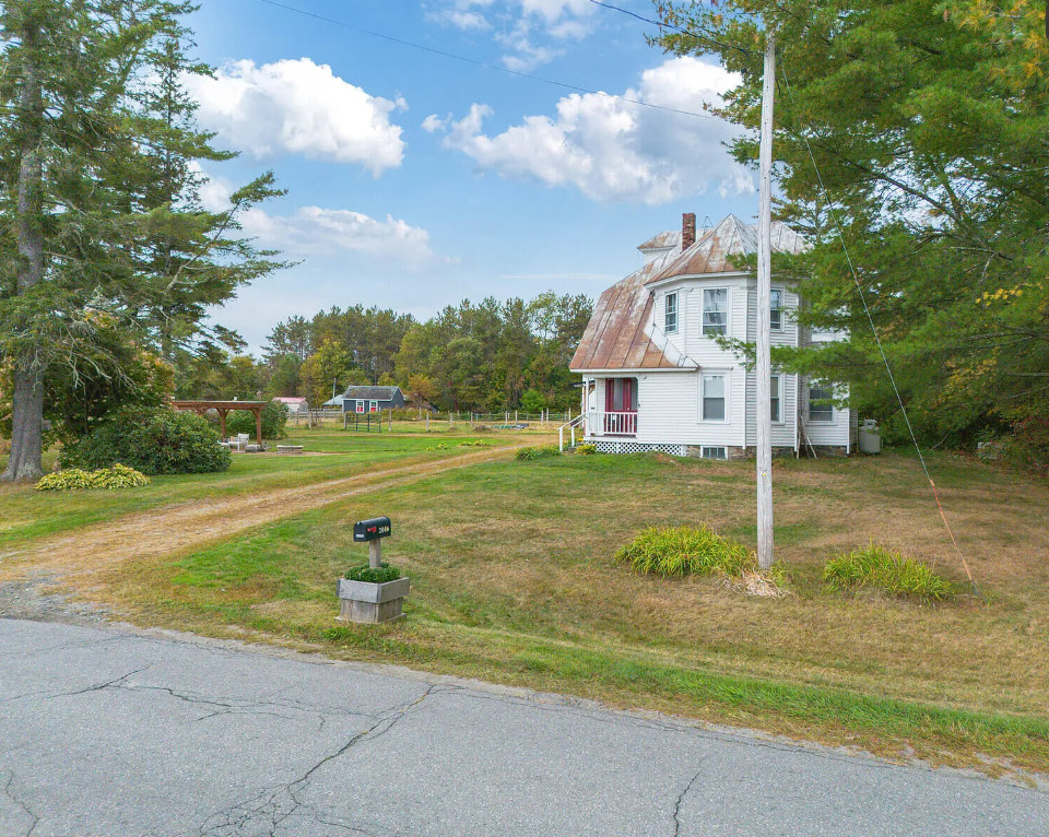 Nice interior! On 12 acres in Maine. $325,000