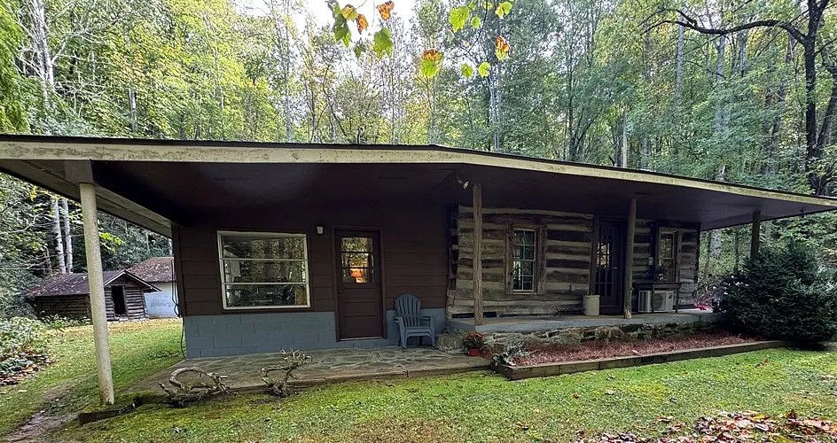 Beautiful mountain cabin! C. 1850. Almost two acres in NC. $375,000