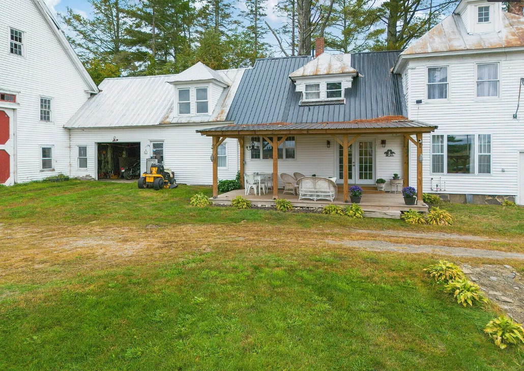 Nice interior! On 12 acres in Maine. $325,000