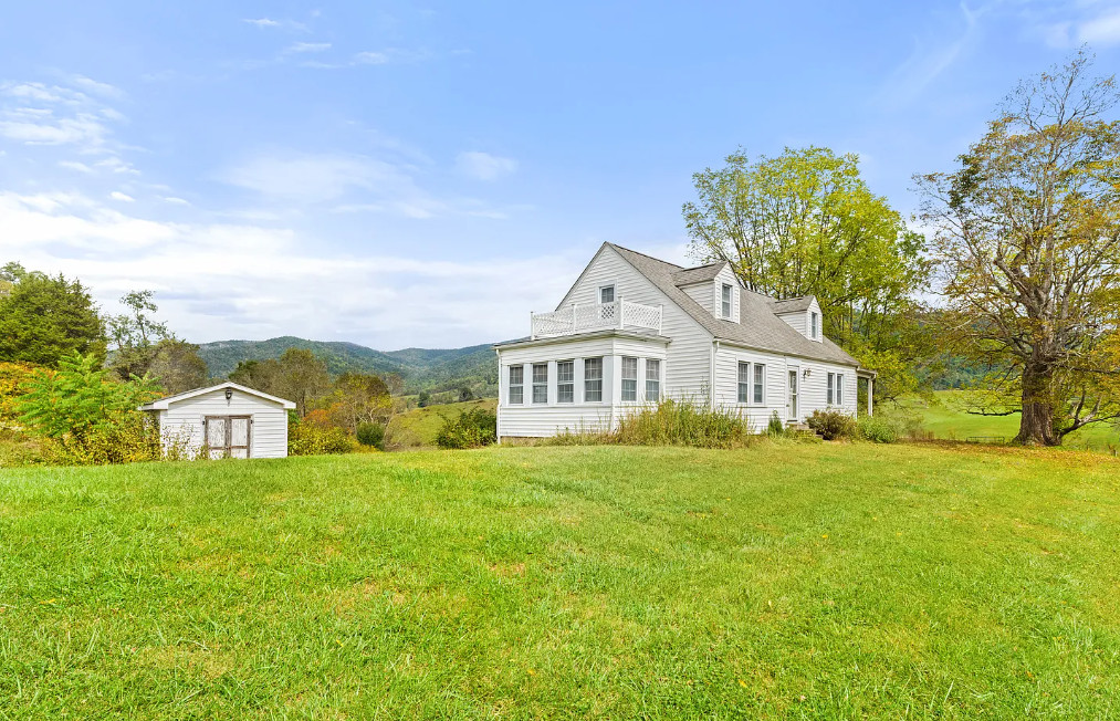 Beautiful setting! Five acres in Virginia. Circa 1938. $268,000