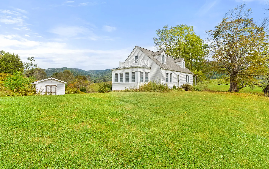 Beautiful setting! Five acres in Virginia. Circa 1938. $268,000