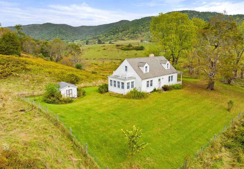 Beautiful setting! Five acres in Virginia. Circa 1938. $268,000