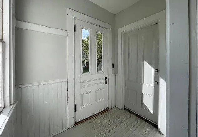 Pretty details inside! C. 1850. On 1 1/2 acres in Maine. $269,000