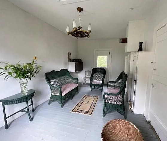 Pretty details inside! C. 1850. On 1 1/2 acres in Maine. $269,000