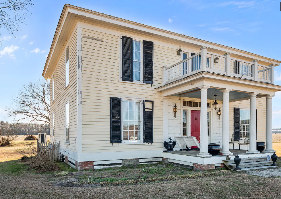 Pretty details! Circa 1853. One acre in North Carolina. $388,000