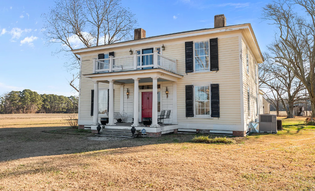 Pretty details! Circa 1853. One acre in North Carolina. $388,000