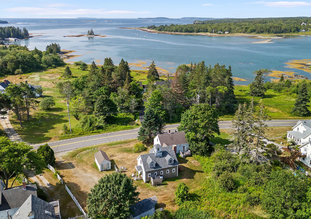 Quaint! “Seaward Cottage”, Circa late 1800’s. Almost ten acres in Maine. $419,000