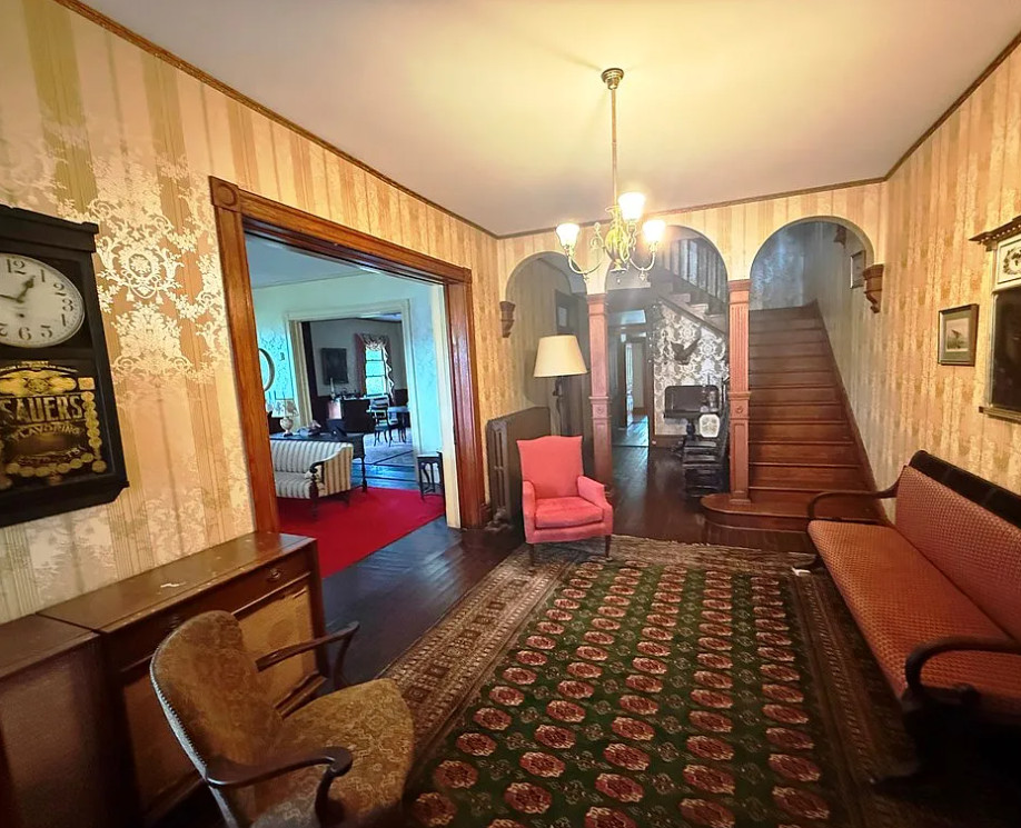 Pretty setting in a lovely town! Over four acres in Virginia. $399,900