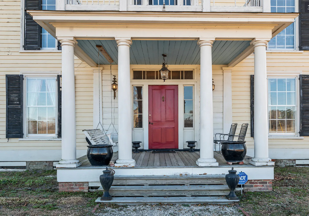 Pretty details! Circa 1853. One acre in North Carolina. $388,000