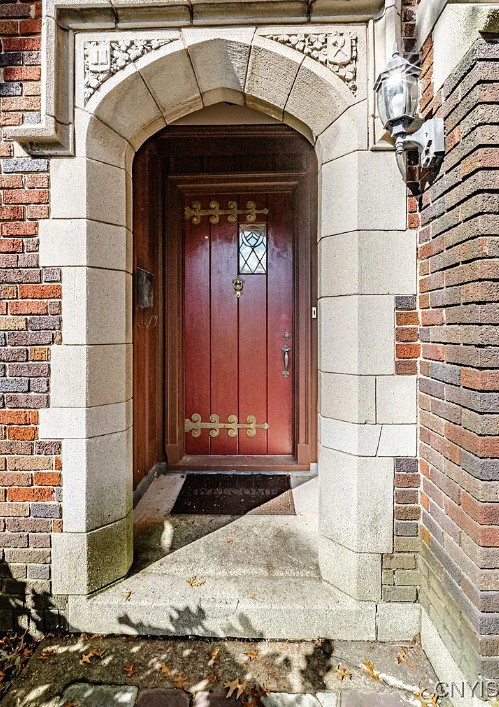 Pretty details! Love the front door! Circa 1930 in New York. $349,900