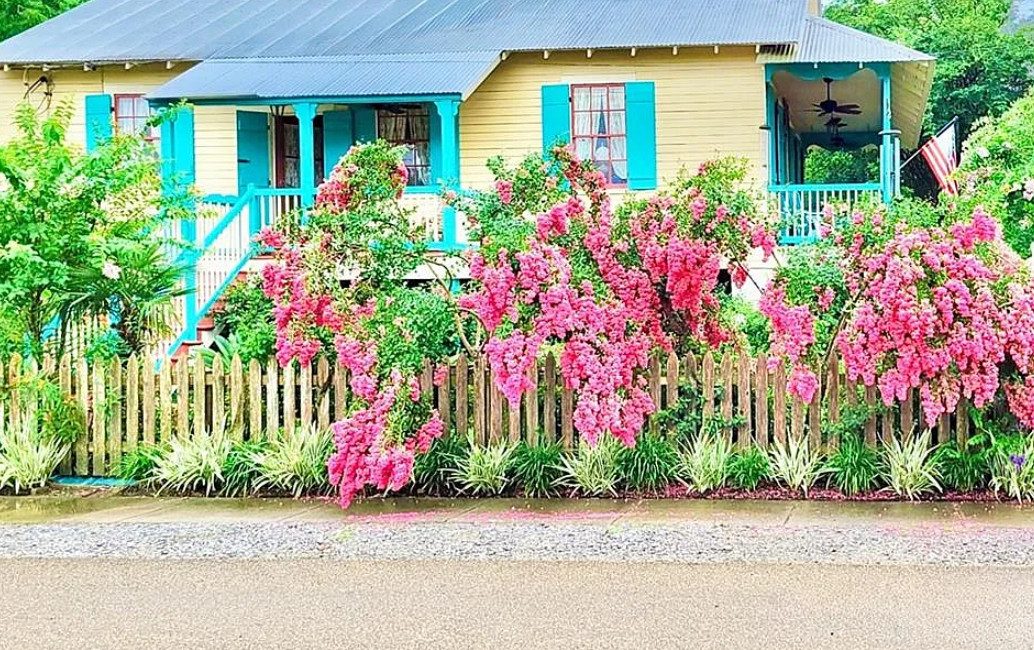 Beautiful landscaping! Pretty house! C. 1890 in Louisiana. $425,000