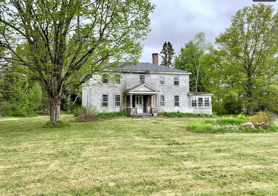 Circa 1776! Apple trees and five acres of wild blueberries! 15 acres in Maine. $279,000