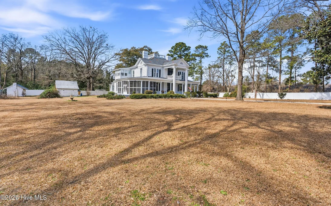 Beautiful! The H. C. Watson House, c. 1883. Over an acre in North Carolina.