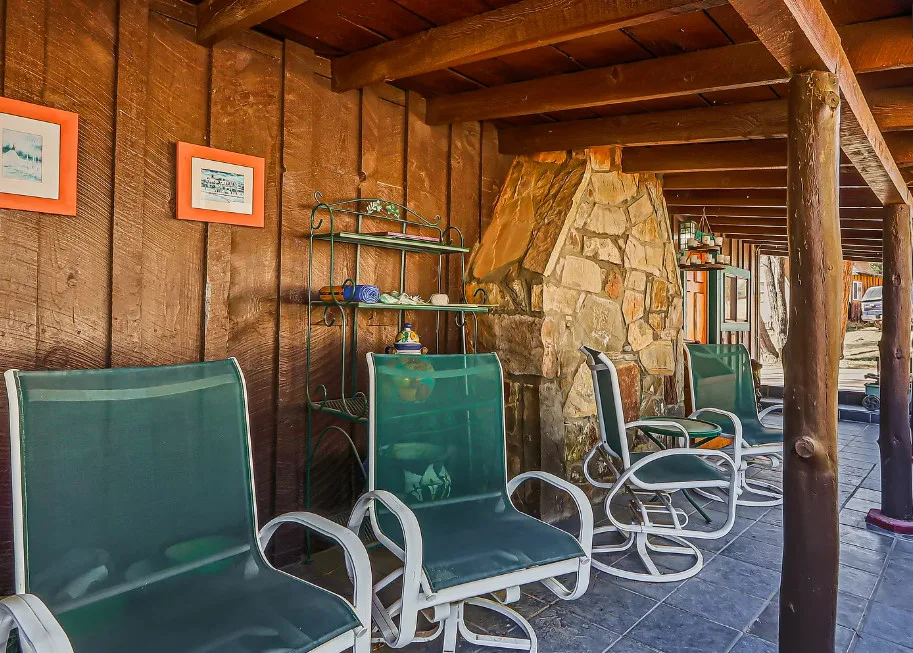 Rustic, but nice interior! Circa 1945 in New Mexico. $199,950
