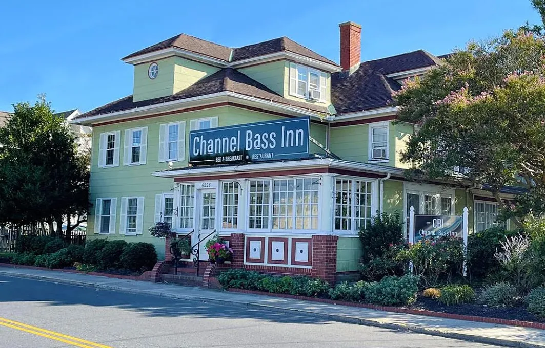 Channel Bass Inn, Circa 1892 on Chincoteague Island, Virginia. $990,000