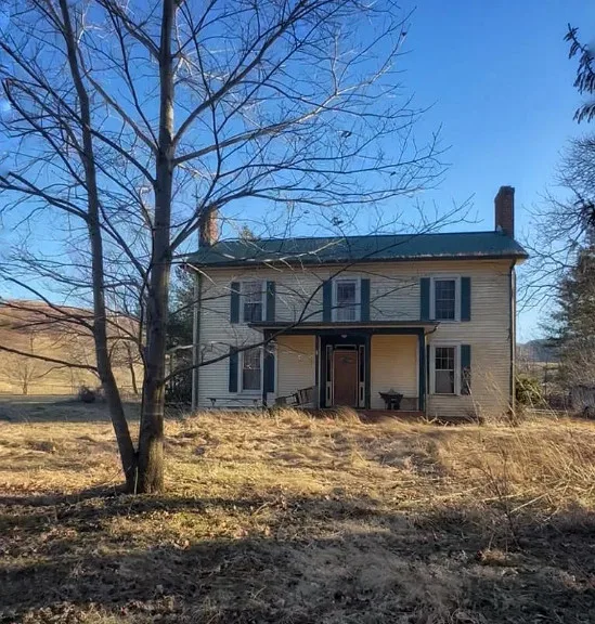 Pretty setting and view! C. 1881. Over two acres in Virginia. $180,000