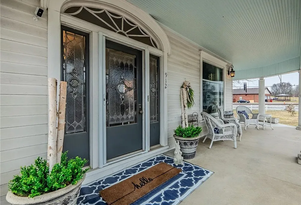 Beautiful staircase! Circa 1900 in Indiana. $349,900